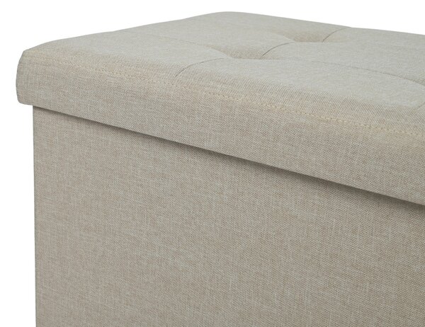 ÚLOŽNÝ BOX NA SEDENIE, textil, kompozitné drevo, 76/38/38 cm Carryhome - Kreslá