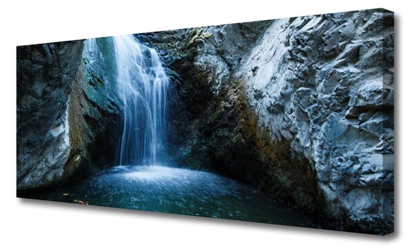 Obraz na plátne Vodopád príroda 125x50 cm