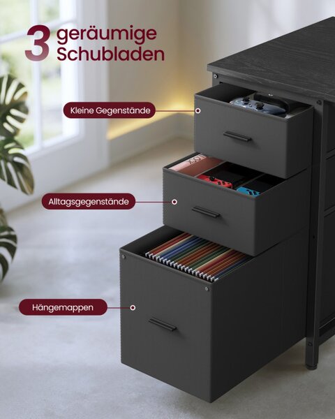 Rohový pracovný stôl s LED diódou LWD162B101