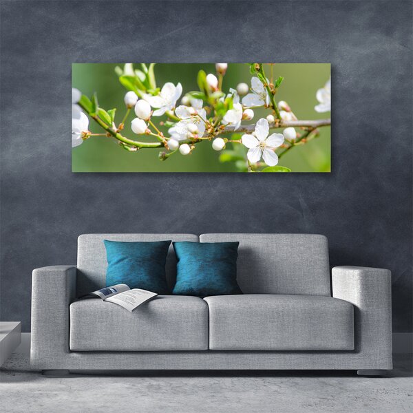 Obraz Canvas Kvety vetvy listy sad 125x50 cm