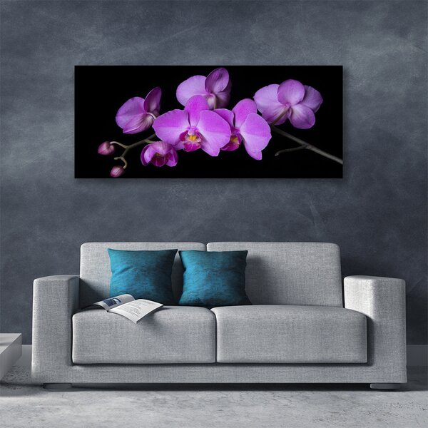 Obraz Canvas Vstavač orchidea kvety 125x50 cm