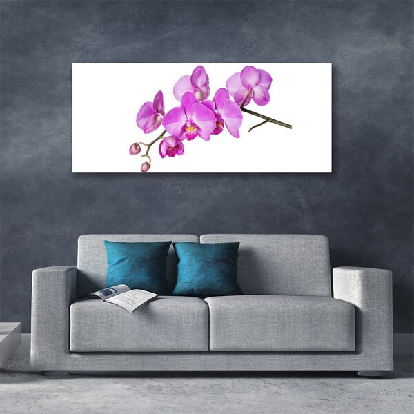 Obraz Canvas Vstavač orchidea kvety 125x50 cm