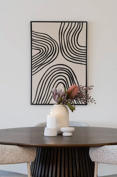 MUZZA Obraz PARLI II 60 x 90 cm čierno-béžový