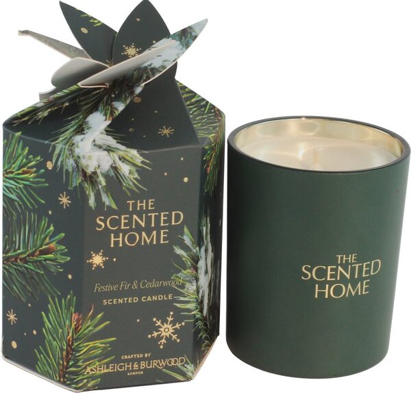 Ashleigh & Burwood London The Scented Home Festive Fir & Cedarwood vonná sviečka 170 g