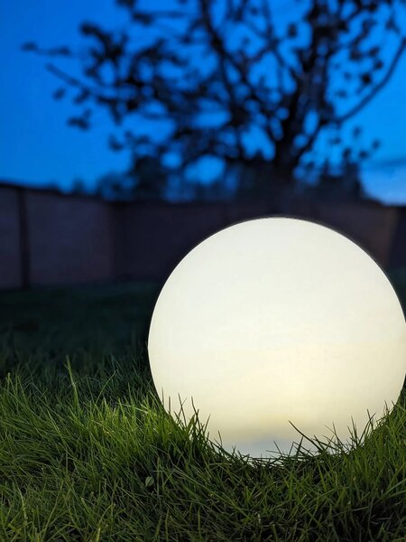 MUZZA Solárna lampa TONIF Ø 25 cm