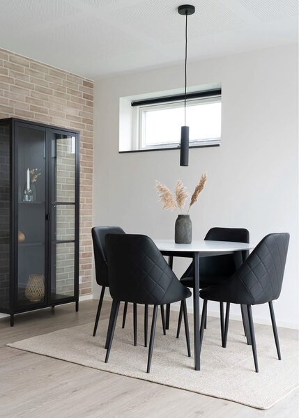 MUZZA Visiaca lampa SARPI Ø 6 cm čierna