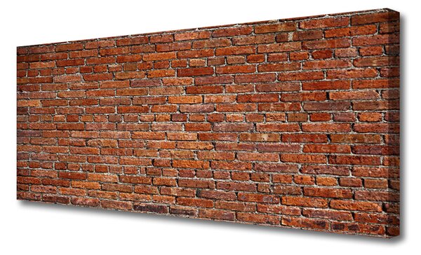 Obraz Canvas Tehlová múr tehly 125x50 cm
