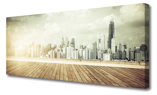Obraz Canvas Mesto new york paneláky 125x50 cm