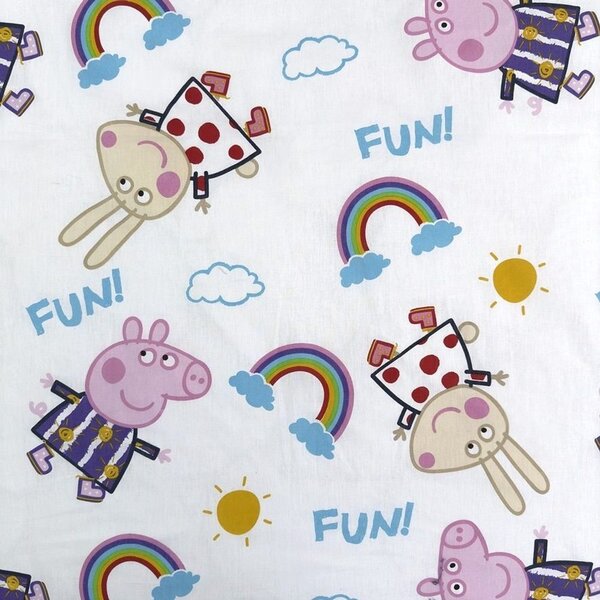Jerry Fabrics Svietiace obliečky Prasiatko Peppa Pig - 140 x 200 cm / 70 x 90 cm