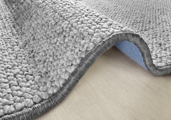 BT Carpet , Kusový koberec Wolly 102840 kruh, 200x200 (priemer) kruh, šedá, obývacia izba