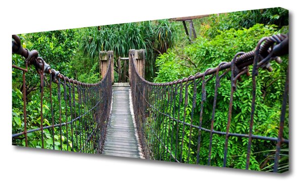 Obraz Canvas Most stromy architektúra 125x50 cm