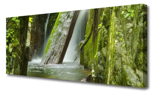 Obraz na plátne Vodopád príroda 125x50 cm