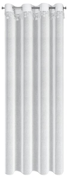 Metráž ZÁCLONA NA KRÚŽKOCH FIR1B 140X250CM