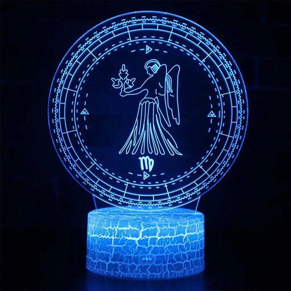 3Dmix 3D-MTV113 - Motív pre 3D LED nočnú lampu - znamenie zverokruku Panna