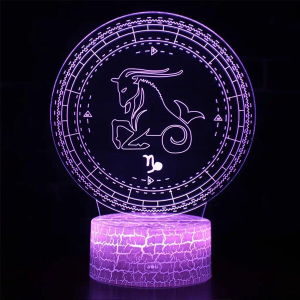 3Dmix 3D-MTV111 - Motív pre 3D LED nočnú lampu - znamenie zverokruku Kozorožec