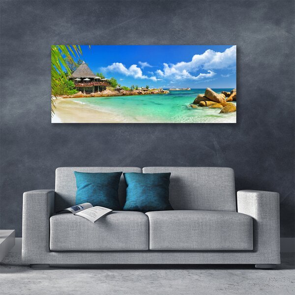 Obraz Canvas Pláž more príroda 125x50 cm