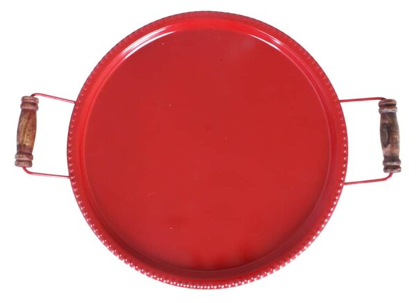 Servírovacia tácka Tore Red Ø 37 cm