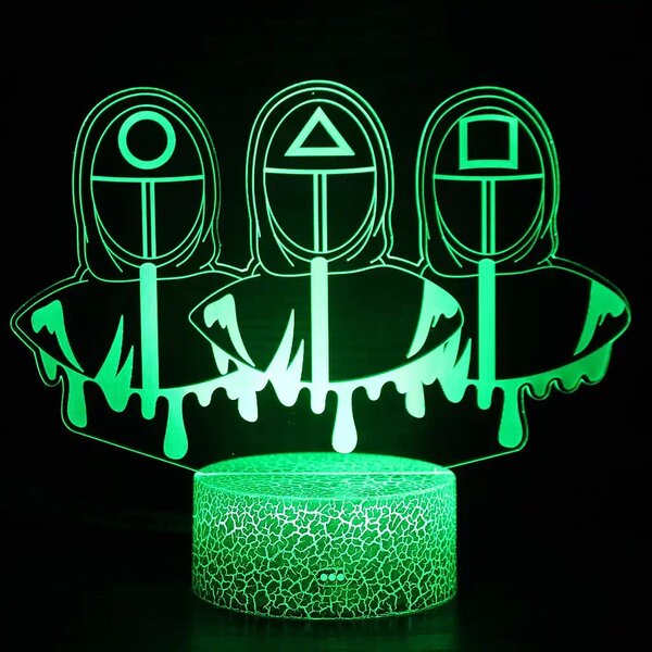 3Dmix 3D-MTV105 - Motív pre 3D LED nočnú lampu - Squid Game