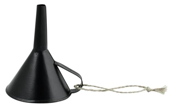 Kovový lievik Matt Black