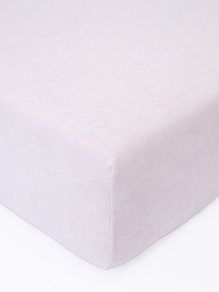 Froté plachta do postieľky 70 × 140 cm - lila