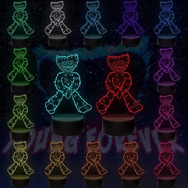 3Dmix 3D-MTV094 - Motív pre 3D LED nočnú lampu - Huggy Wuggy