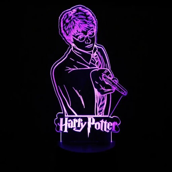 3Dmix 3DL-BSC054 – 3D LED nočná lampa - Harry Potter