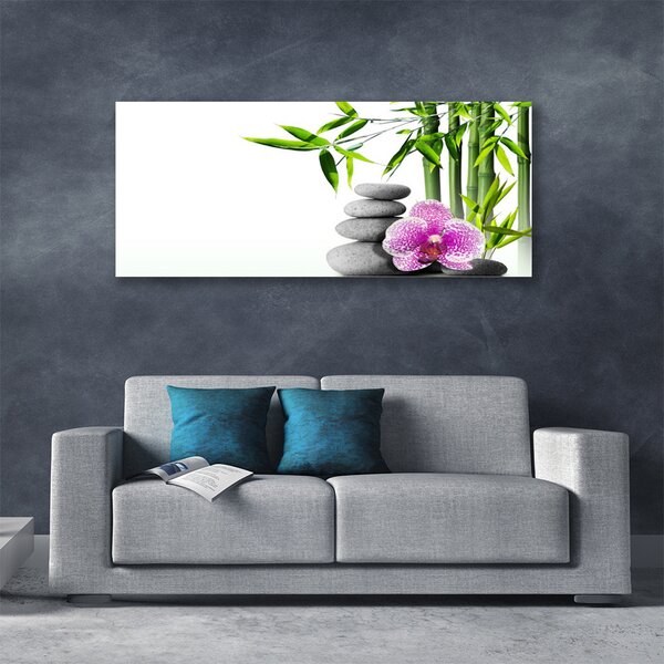 Obraz Canvas Bambus kamene zen umenie 125x50 cm
