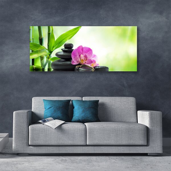 Obraz Canvas Bambus kamene zen umenie 125x50 cm