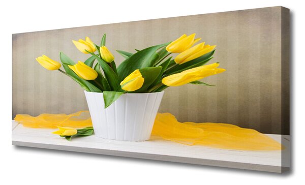 Obraz Canvas Tulipány kvety rastlina 125x50 cm