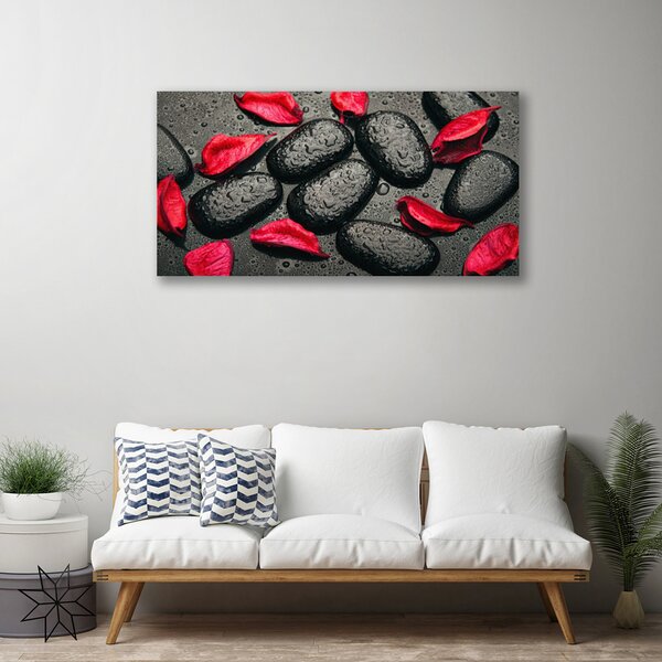 Obraz Canvas Plátky kamene umenie 125x50 cm