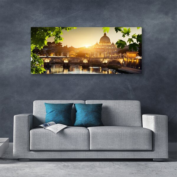 Obraz Canvas Most mesto architektúra 125x50 cm