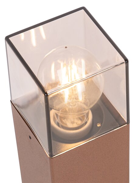 Priemyselná vonkajšia stojaca lampa hrdzavohnedá 50 cm IP44 - Denmark