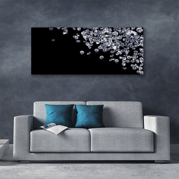 Obraz na plátne Diamanty umenie 125x50 cm