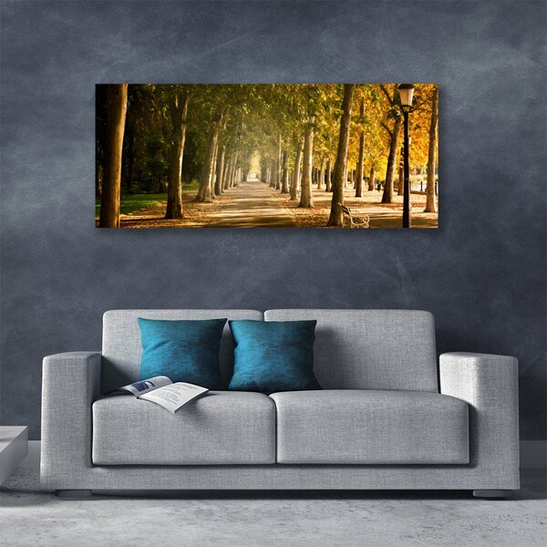 Obraz na plátne Park alej príroda 125x50 cm