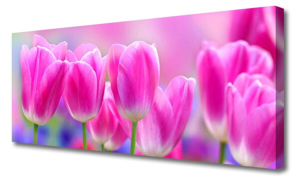 Obraz na plátne Tulipány 125x50 cm