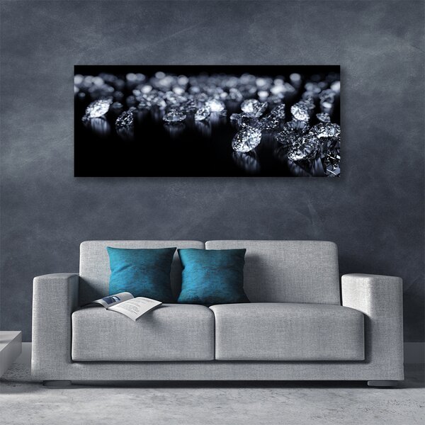 Obraz na plátne Diamanty umenie 125x50 cm