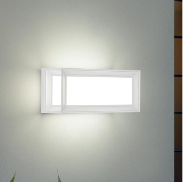 Brilagi - LED vonkajšie nástenné svietidlo PARKER LED/12W/230V biela IP44