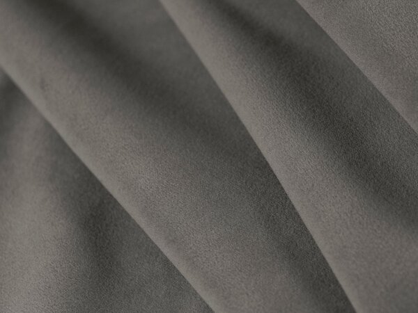 MUZZA Dvojlôžková posteľ Cire S nožičkami Bez úložného priestoru 140 x 200 cm Zamat Sivá