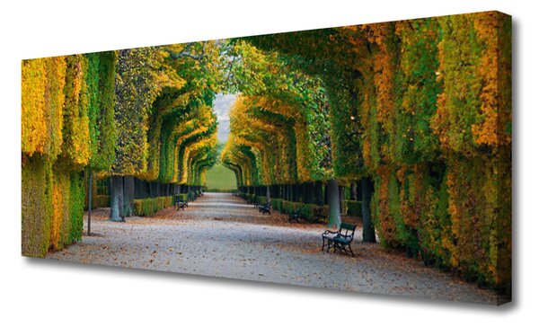 Obraz na plátne Park jeseň záhrada príroda 125x50 cm