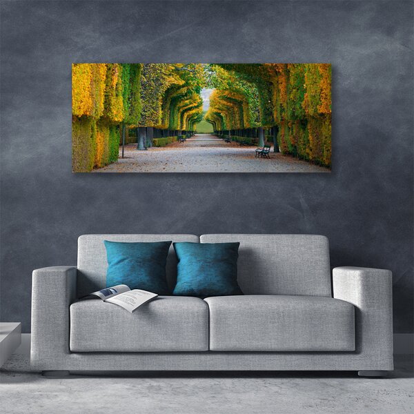 Obraz na plátne Park jeseň záhrada príroda 125x50 cm