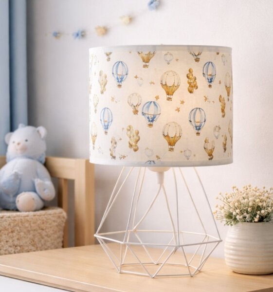 Detská stolná lampa KIDS ROOM 1xE27/60W/230V priemer 18 cm balóniky