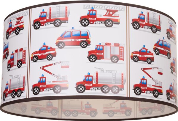 Detské stropné svietidlo KIDS ROOM 1xE27/60W/230V pr. 40 cm hasiči