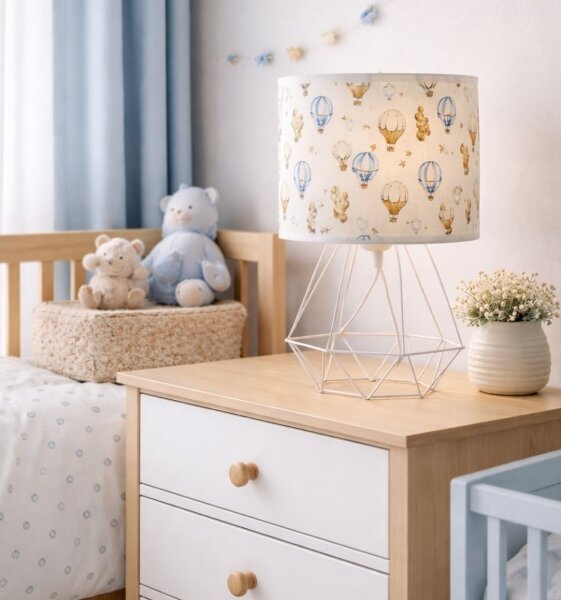 Detská stolná lampa KIDS ROOM 1xE27/60W/230V priemer 18 cm balóniky