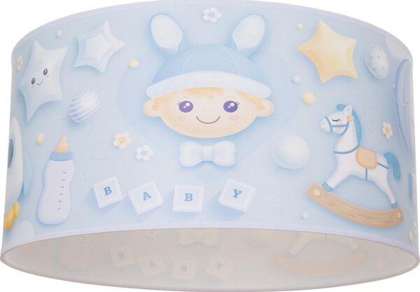 Detské stropné svietidlo KIDS ROOM 1xE27/60W/230V, priemer 40 cm, motív kozmonauta