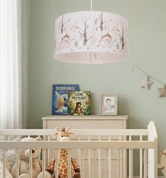 Detský luster KIDS ROOM 1xE27/60W/230V priemer 40 cm zvieratká