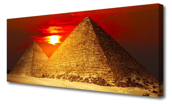 Obraz na plátne Pyramídy architektúra 125x50 cm