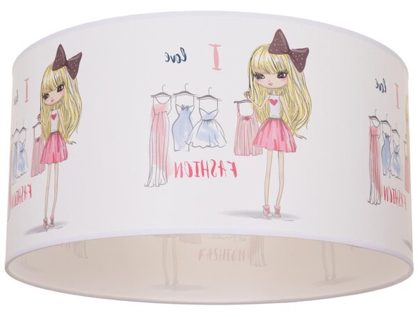 Detské stropné svietidlo GIRLS VIBES 1xE27/60W/230V priemer 40 cm Milujem módu