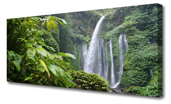 Obraz na plátne Vodopád príroda 125x50 cm