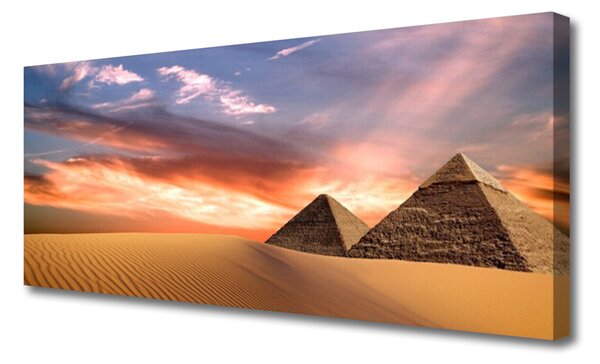 Obraz na plátne Púšť pyramídy 125x50 cm