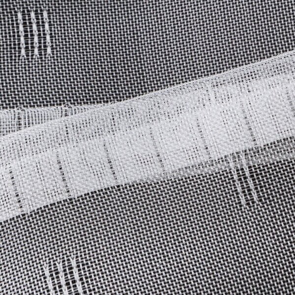 Metráž Riasiaca páska Multi Wave š. 7,5 cm - Biela